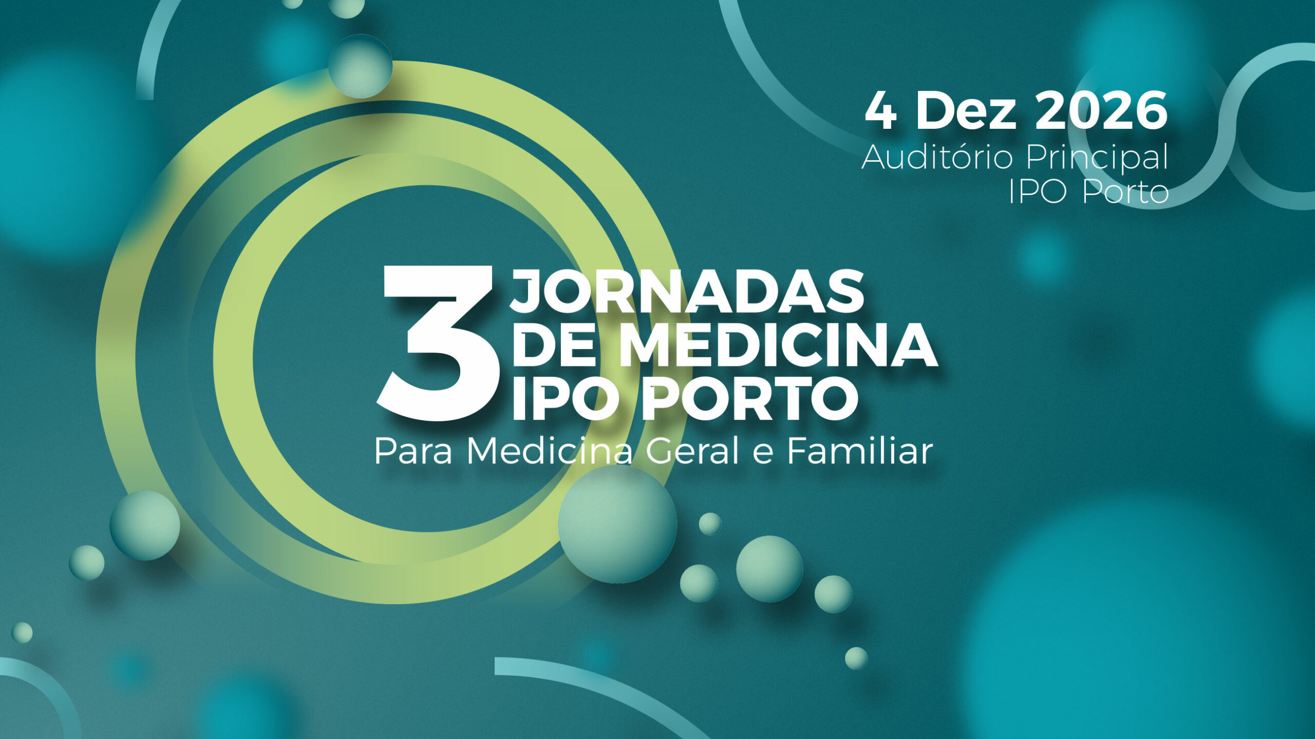 3.as Jornadas de Medicina do IPO Porto